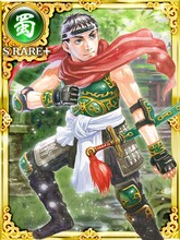 遠藤浩輝「オールラウンダー廻」の高柳廻は劉封として登場。(c)gloops, Inc. (c)遠藤浩輝／講談社