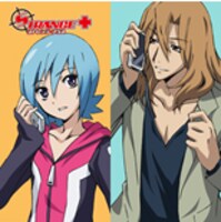 ウィッグの早期購入特典クッションカバー（表面）