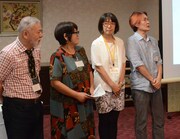 （左から）山田ゴロ、犬木加奈子、つだゆみ、倉田よしみ。