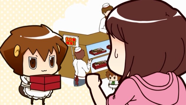 アニメ「カセイフがイタ。」より。 (c)えびなしお/小学館