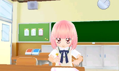 「ドーリィ♪カノン ドキドキ♪トキメキ♪ ヒミツの音楽活動スタートでぇ～す!!」画面写真（画像は開発中のもの） (c)やぶうち優/小学館・BANDAI・電通 (c)Happinet