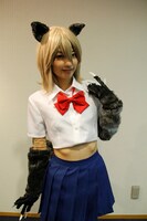 獣人に扮したコスプレイヤーの渚。
