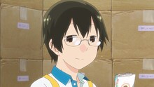 TVアニメ「デンキ街の本屋さん」の場面カット。(C)2014 水あさと／株式会社KADOKAWA メディアファクトリー刊／コミックうまのほね