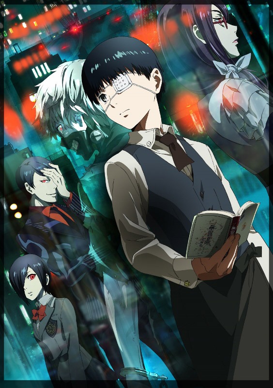 アニメ「東京喰種トーキョーグール」のビジュアル。(c)石田スイ／集英社・東京喰種製作委員会
