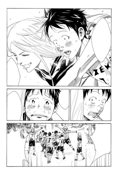 プレゼントされる「DAYS」生原画のうちの1枚。