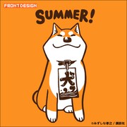 「エンドレスサマームーコ」Tシャツ（ライトオレンジ）の柄。