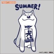 「エンドレスサマームーコ」Tシャツ（シルバー）の柄。