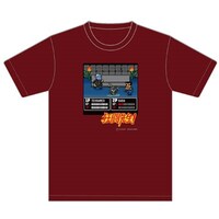木曜日のフルット「狂闘先生！」レトロゲーム風Tシャツ（バーガンディ）
