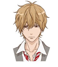 佐田恭也の設定画。(c)八田鮎子／集英社・「オオカミ少女と黒王子」製作委員会