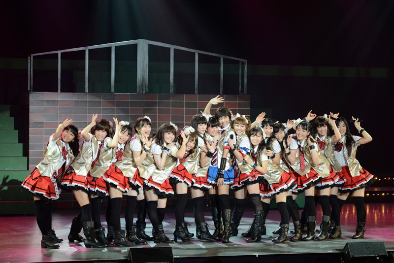 「AKB49～恋愛禁止条例～」ゲネプロの様子。 (c)元麻布ファクトリー・宮島礼史／講談社 (c)AKS