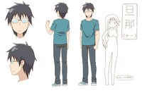 ハジメ（CV：鈴村健一）のキャラクター設定画。 (c)クール教信者/一迅社・旦那が製作委員会2014