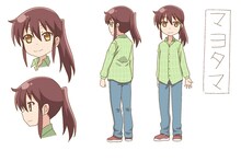マヨタマ（CV：堀野紗也加）のキャラクター設定画。 (c)クール教信者/一迅社・旦那が製作委員会2014