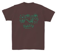 朝倉世界一Tシャツ「bubbly」のチョコレート。