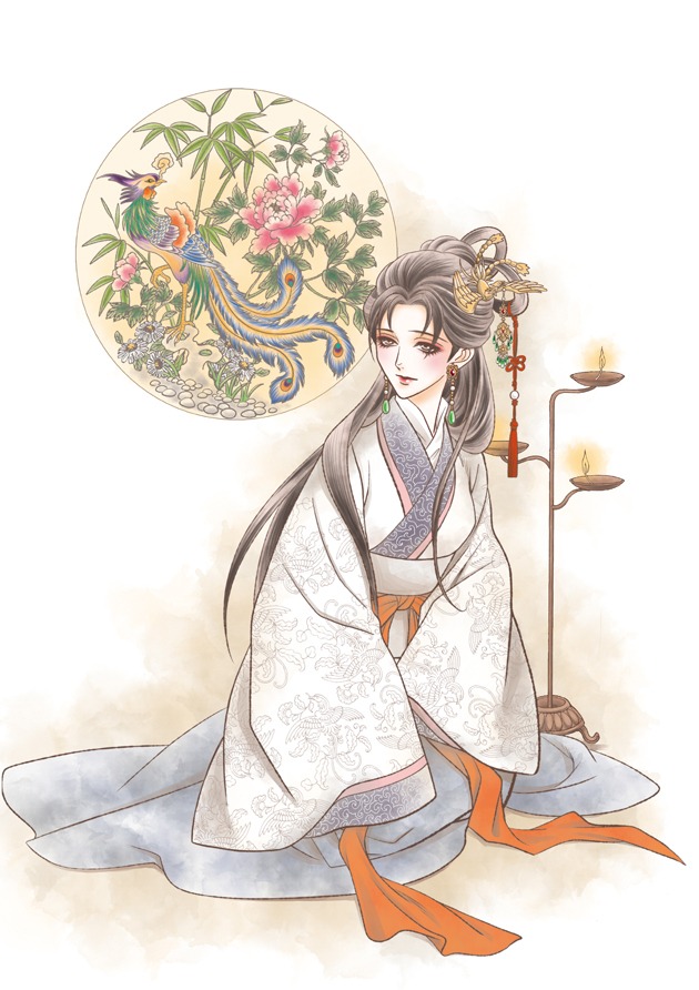 長池とも子「三国志異聞 鳳凰の恋」カット