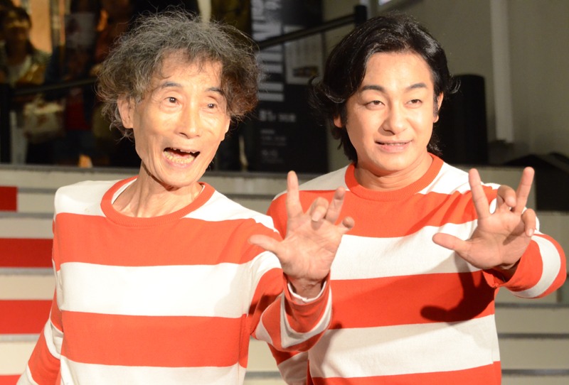 楳図かずおと片岡愛之助。グワシ！