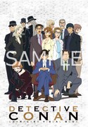「名探偵コナン キャラクタービジュアルブック」裏表紙イラスト