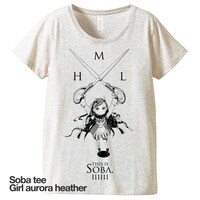 「そばtee Girl」のオーロラヘザー。