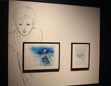 第5章「孤高の表現者・紡木たくの世界」の展示。