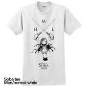 「そばtee Men/normal」のホワイト。