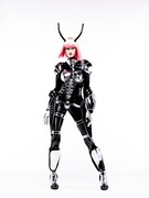 甲冑や昆虫をモチーフにしたコスチュームを身にまとったミッシェル。