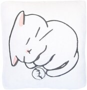 「ミー太郎クッション(ベースでお昼寝)」