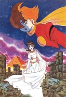 「風の都編」より。監修：石森プロ (c)石森章太郎プロ ※デジタル・レストア前のサンプル。実際の書籍では、綺麗な画質にブラッシュアップされる。