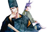 灰原薬による「応天の門」のカット。