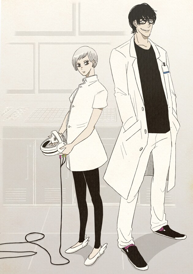 萩原浬による新連載「PARADRUGS（パラドラッグス）」のカット。