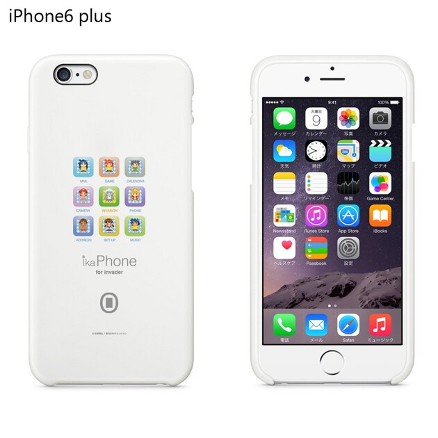 「侵略！イカ娘」スマートフォンケース「ika-Phone」をiPhone6 plusに付けたところ。