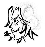 ジョージ朝倉の自画像。