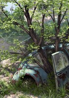 「道割草物語」のカット。