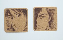 月刊コミックゼノン11月号でプレゼントされるコースター。(C)北条司/NSP 2010