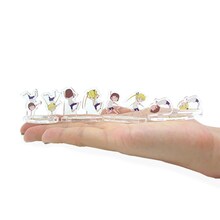 「次の手乗りソーニャ＆やすな」を手に乗せた様子。(c)カヅホ・芳文社／キルミーベイベー製作委員会