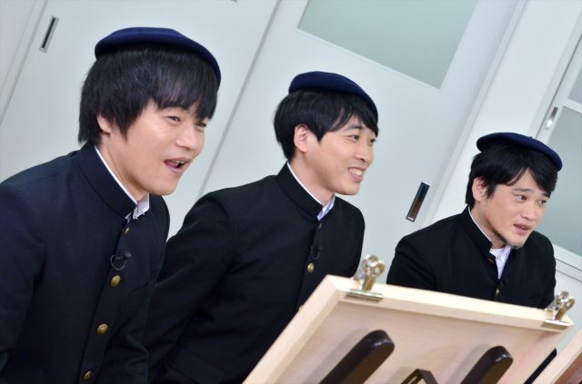 （左から）バカリズム、堂島孝平、ニイルセン。