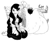 岩本ナオの新作「金の国 水の国」の予告カット。