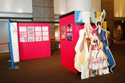 「暁のヨナ」の展示スペース。