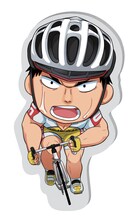 「きゅんキャラいらすとれーしょんず 『弱虫ペダル』キャラ型クリップ -1日目-」より【田所迅】。　(c)渡辺航(週刊少年チャンピオン)/弱虫ペダル製作委員会