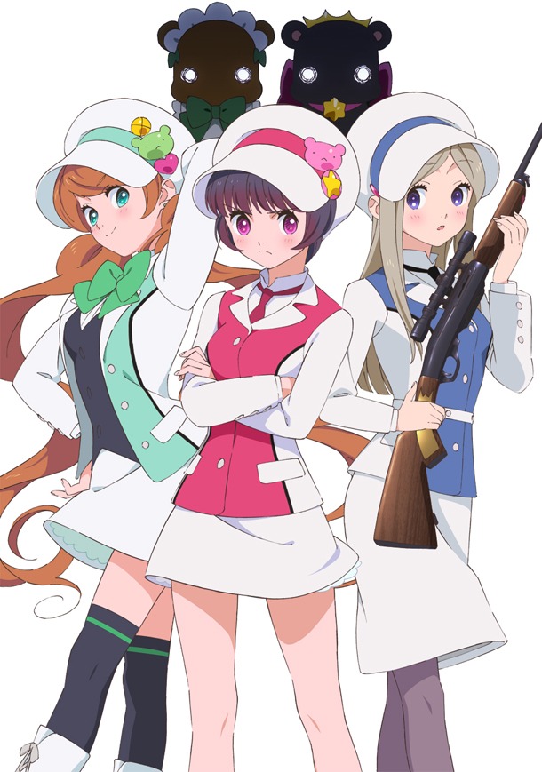 「ユリ熊嵐」のキービジュアル。(c)2015 イク二ゴマモナカ/ユリクマ二クル