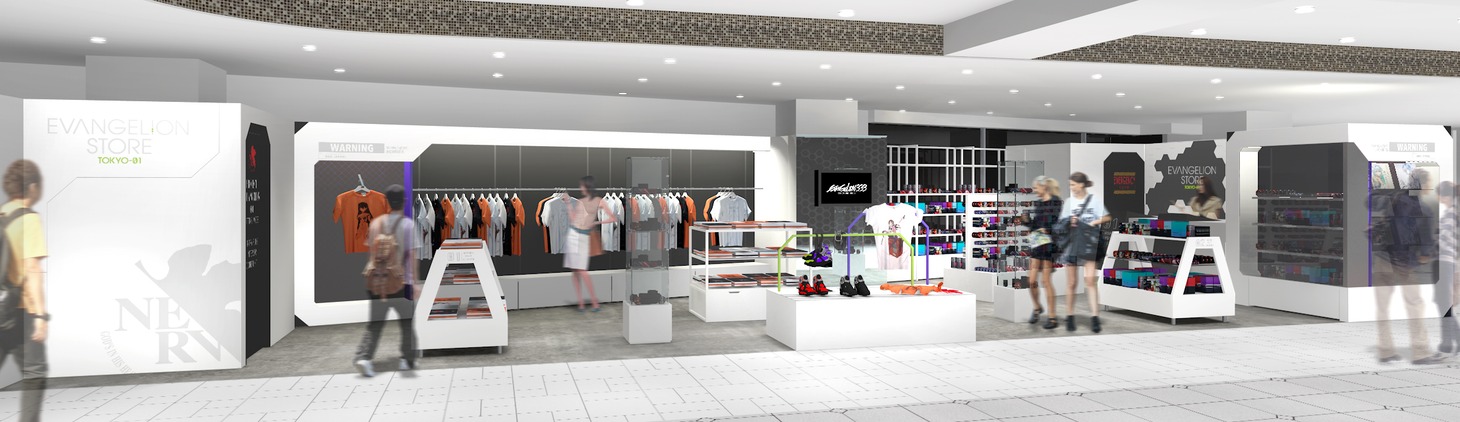 リニューアルオープンする「EVANGELION STORE TOKYO-01」のイメージ。(c)カラー