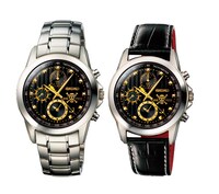 「セイコー×ワンピース ワンピース15周年記念スペシャルコラボウォッチ」メタルバンドタイプ（左）と革ベルトタイプ (c)尾田栄一郎／集英社・フジテレビ・東映アニメーション