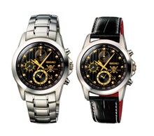 「セイコー×ワンピース ワンピース15周年記念スペシャルコラボウォッチ」メタルバンドタイプ（左）と革ベルトタイプ (c)尾田栄一郎／集英社・フジテレビ・東映アニメーション