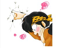 「らんま1/2」LINEスタンプのうち1種。 (c)RUMIKO TAKAHASHI/SHOGAKUKAN