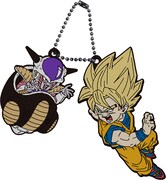 H賞「ラバーキーホルダー ～スーパーサイヤ人大集合～」の1種。(c)バードスタジオ／集英社・フジテレビ・東映アニメーション