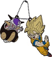 H賞「ラバーキーホルダー ～スーパーサイヤ人大集合～」の1種。(c)バードスタジオ／集英社・フジテレビ・東映アニメーション