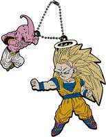 H賞「ラバーキーホルダー ～スーパーサイヤ人大集合～」の1種。(c)バードスタジオ／集英社・フジテレビ・東映アニメーション