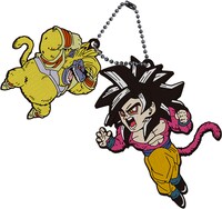 H賞「ラバーキーホルダー ～スーパーサイヤ人大集合～」の1種。(c)バードスタジオ／集英社・フジテレビ・東映アニメーション