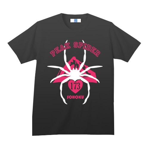 「弱虫ペダル 『ピークスパイダー』 巻島裕介 Tシャツ 【ブラック】」