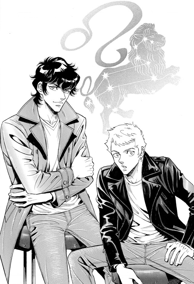 高瀬理恵による新シリーズ「ヴィエンナ・コネクション」の扉イラスト。