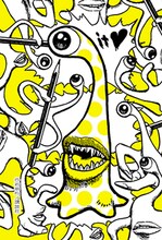 「寄生獣」キモカワステッカー (c)岩明均／講談社