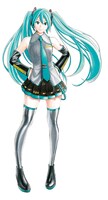 ハロルド作石が描いた初音ミク。